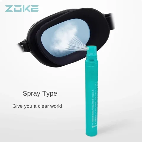 Антизапотевающие очки для плавания ZOKE, антизапотевающие очки для плавания и дайвинга, антизапотевающий спрей (5 мл)