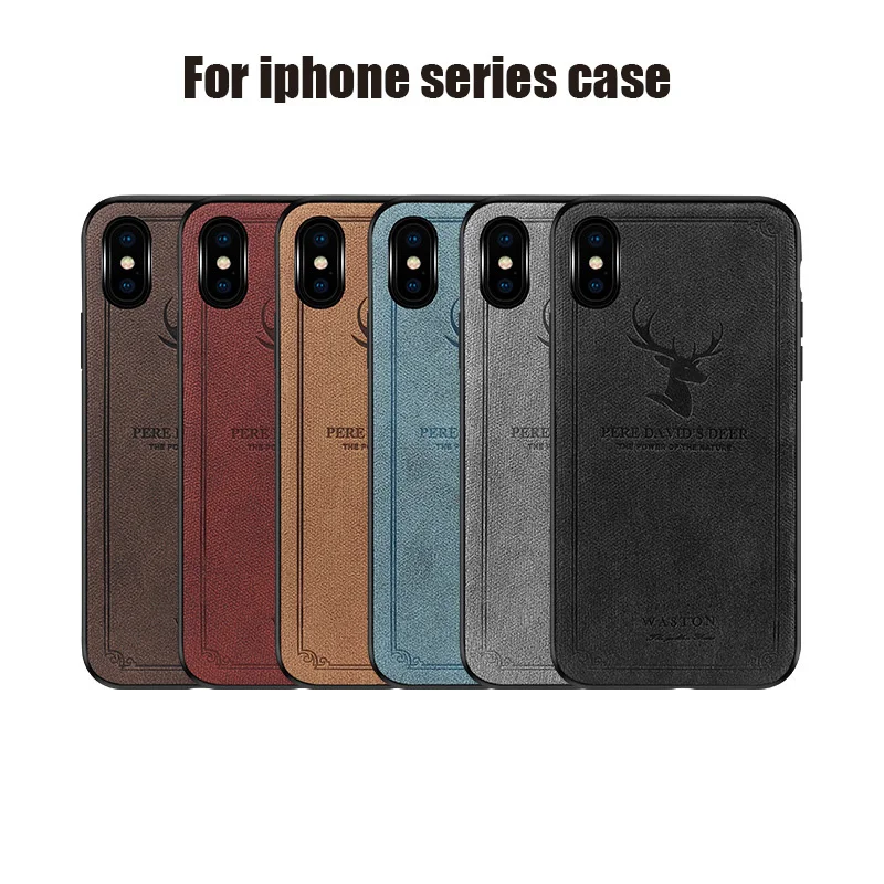 

for Iphone Mobile Phone Case for Iphone Xsmax Deer Head Protective Shell Two-in-one Leather Mobile Phone Case