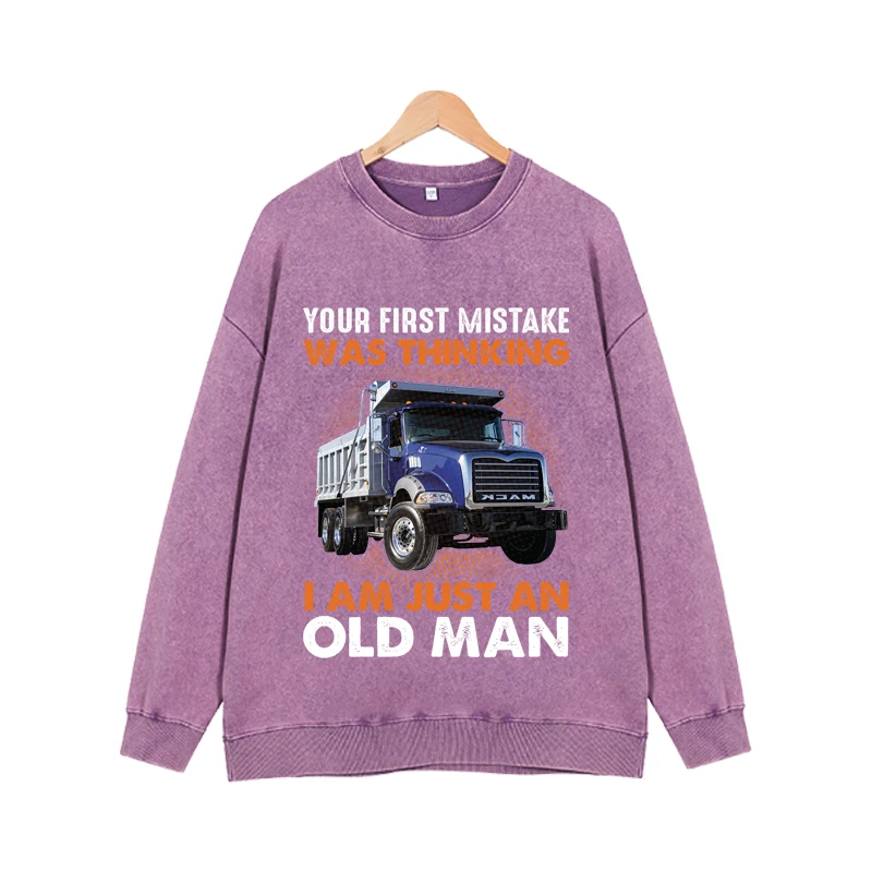 Свитшот из хлопка в американском ретро стиле