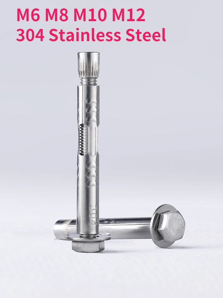 

M6 M8 M10 M12 304 Stainless Steel Expansion Screw Extension External Hexagon Bolt Built-in Expansion Bolt