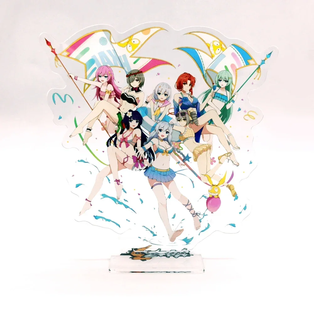 Honkai Impact Benghuai Collapse 3 Reburn Kaslana Kiana Kallen Apocal акриловые статуэтки торт топпер украшение