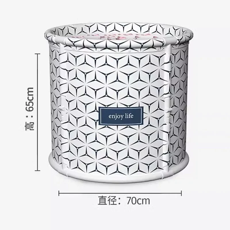 Современный минималистичный держатель Портативная Складная Ванна с орнаментом