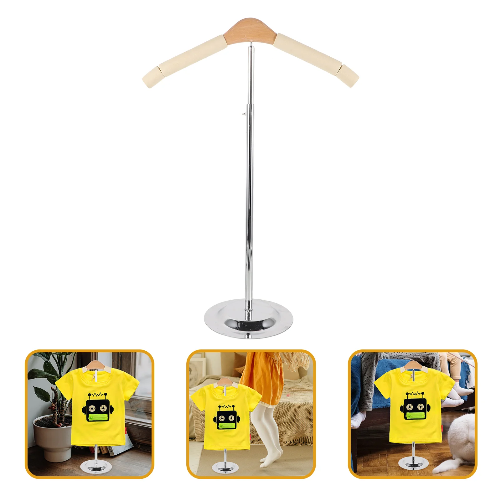 

Dress Stands Shape Display Hanger Apparel Hangers Coat Hanging Rack Clothes Shirts Shelf
