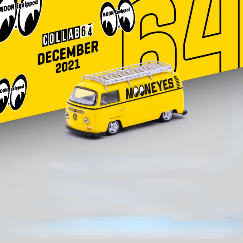 

Tarmac TW 1:64 Alloy Volkswagen Bus T2 Panel Van Mooneyes Mooneyes Collection Ornament Gift