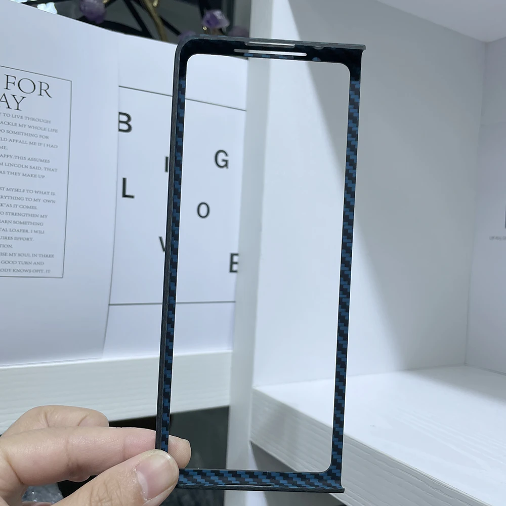 Чехол для телефона из углеродного волокна YTF-Carbon цвета Samsung Galaxy Z Fold 5 арамидное