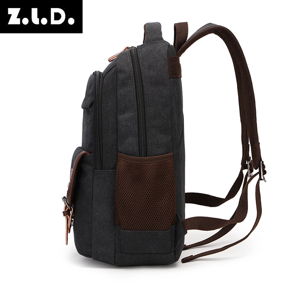 Однотонная Холщовая Сумка scool школьный рюкзак вместительный для ноутбука oem