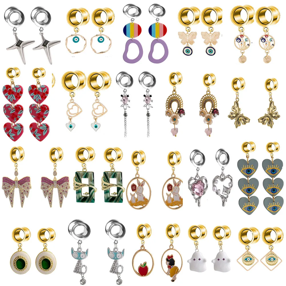 

Guemcal 1 пара контрастных цветов ювелирные изделия для ушей Небольшой аромат с элегантными серьгами пирсинг ювелирные изделия