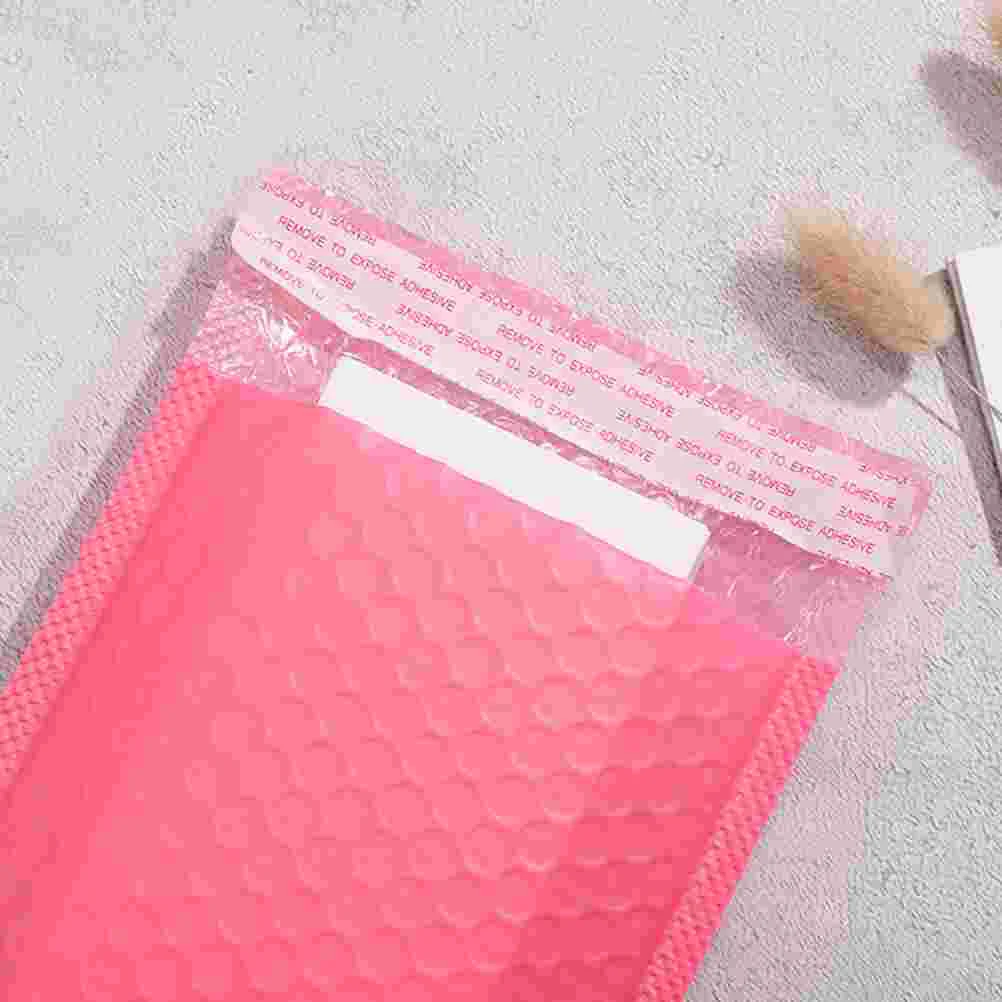 

100 Pcs Black Foam Paddings Sealed Bag Mailers Small Business Cute Envelopes Bracelet Packaging Bubble Pink Bags