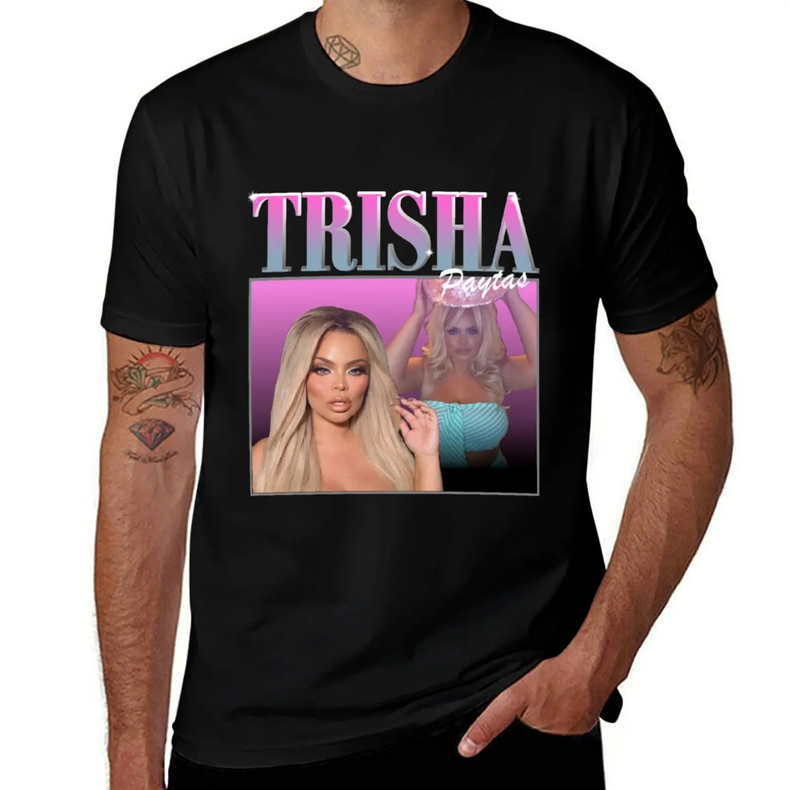 Футболка Trisha Paytas мужская забавная рубашка хлопковая одежда футболка