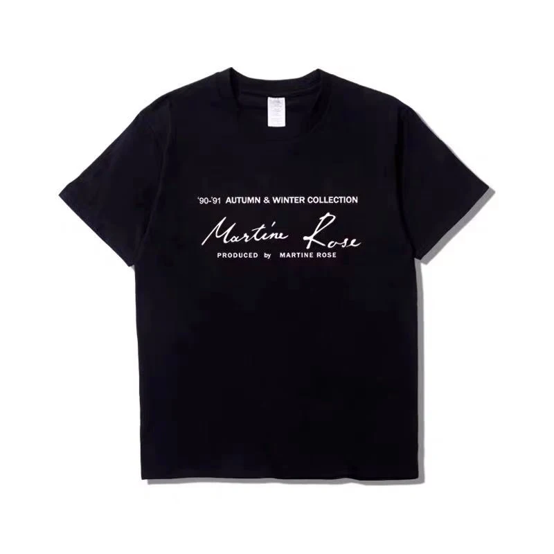 

2023 Summer Martine Rose T-shirt Individuality Signature Tee Casual Streetwear Cotton Martine Rose Short Sleeve