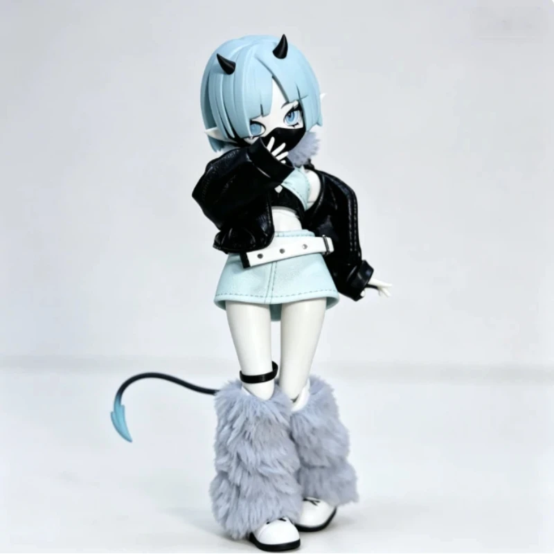 Фото Официальная оригинальная фигурка Cooze 1/8 BJD «Рога дьявола» в закрытой упаковке, шарнирная, модный настольный декор, изысканный подарок-игрушка №4
