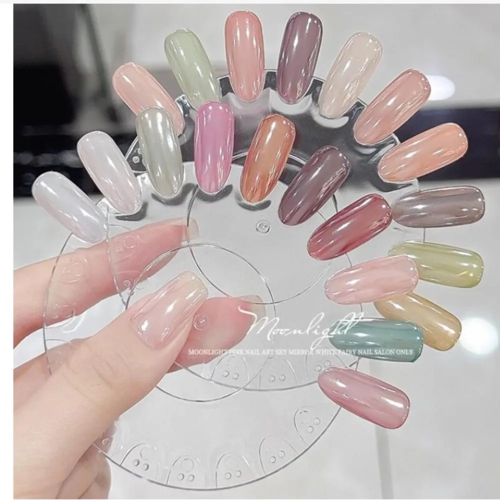 0 5 г/банка прозрачная пудра с покрытием Аврора блеск для ногтей лунным светом и