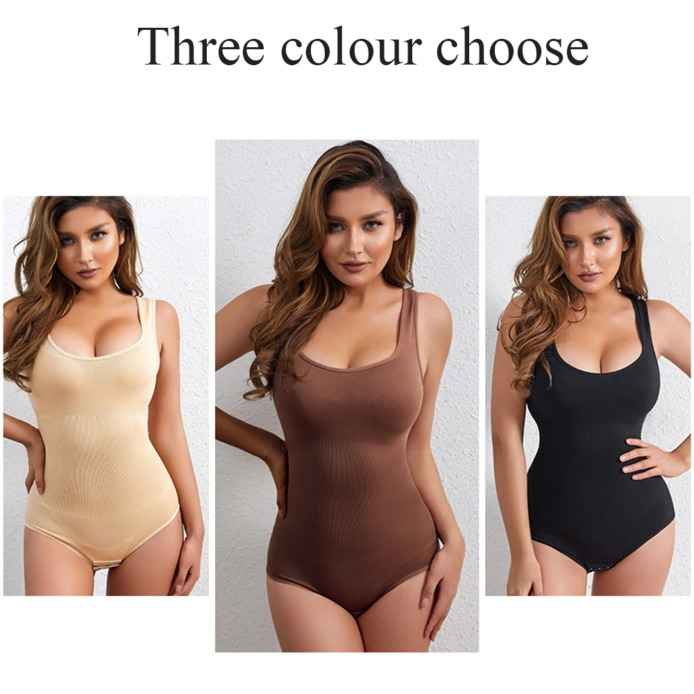 Sexy Female Streetwear Jumpsuit Seamless Shapewear Bodysuit Tummy Control Women Waist Trainer Body Shaper Bodysuit
