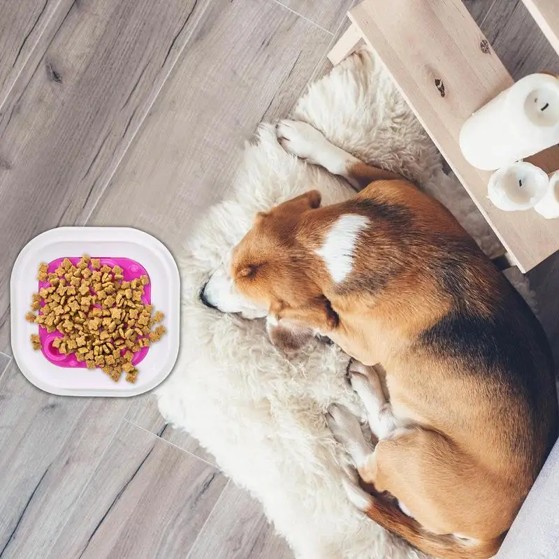 Миски для собак миски медленного кормления посуда еды противоскользящая