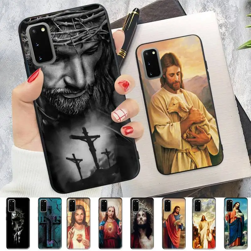 

Jesus Christ Cross Phone Case for Samsung S10 21 20 9 8 plus lite S20 UlTRA 7edge