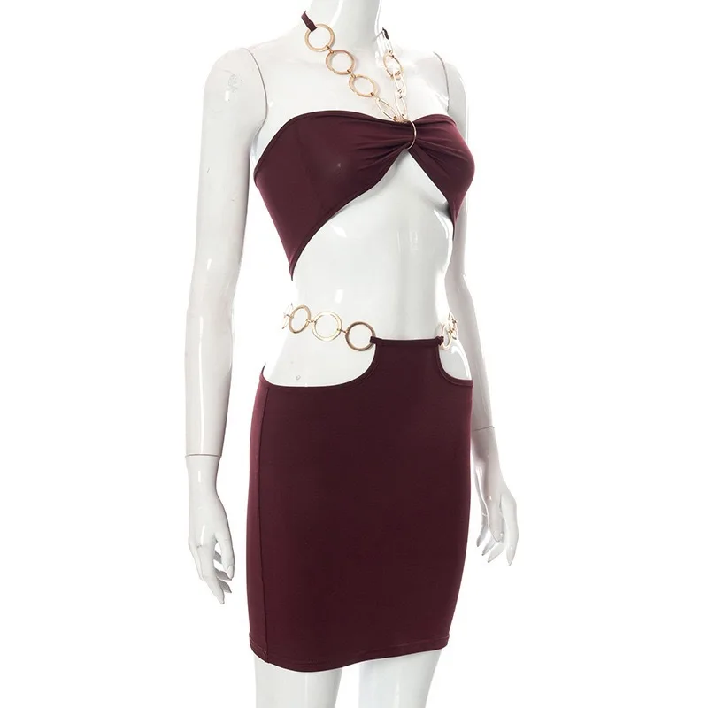 Одежда для ночного клуба SKMY новинка весны 2024 женская одежда короткий топ с