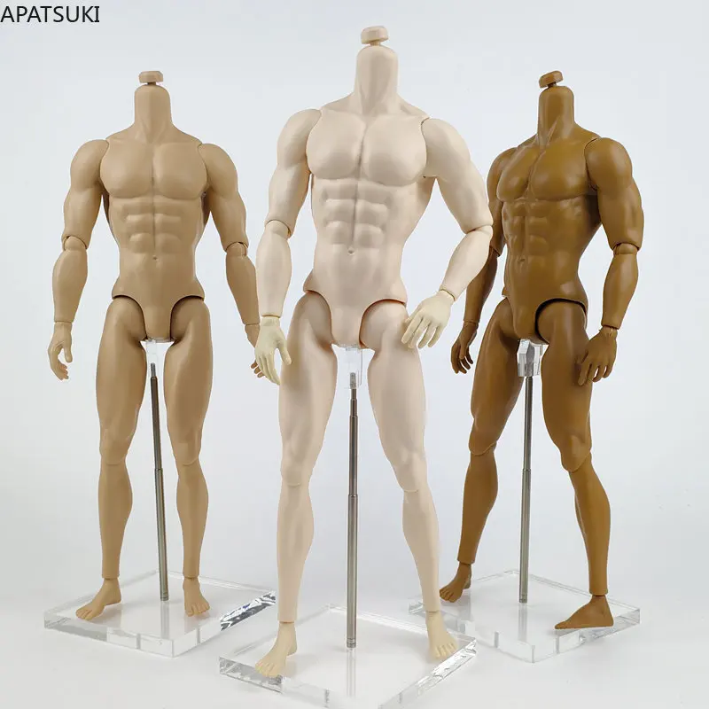 

High Quality Kids Toy 1/6 Jointed DIY Movable Nude Naked Doll Body For 12" Muscle FR Boy Doll Parts Accessories Gifts