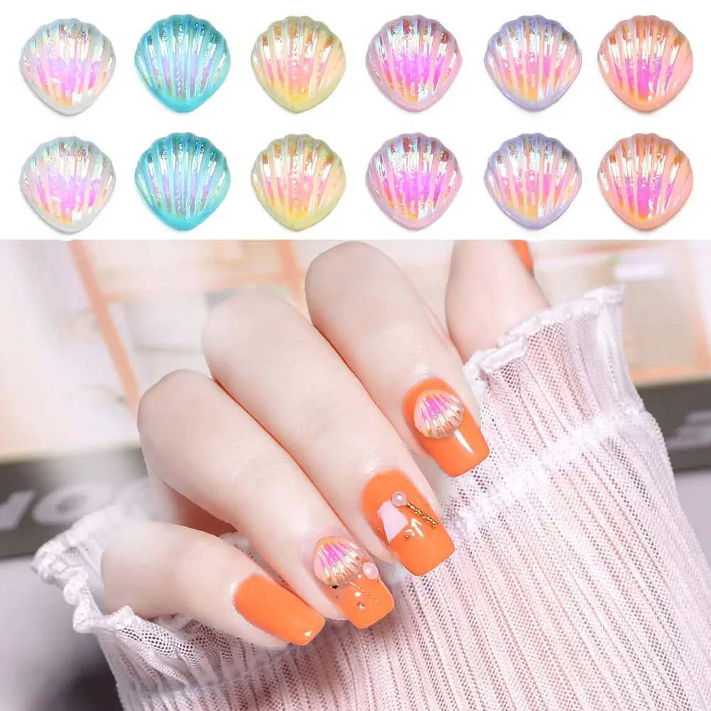 

DIY Resin 3D Manicure Nail Art Decorations Nails Glitter Accessories Jewelry Charms Aurora Shell