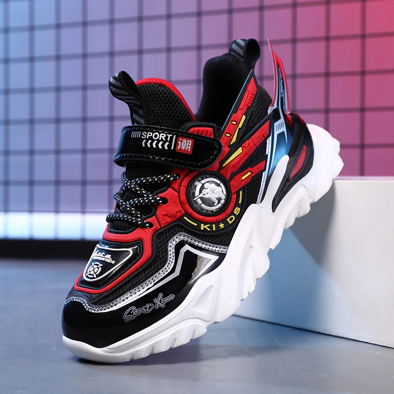 Brand Kids Sneakers Outdoor Running Shoes Boys Girls Comfortable Sport Shoes Breathable Children Gym Shoes Antislip Trainers