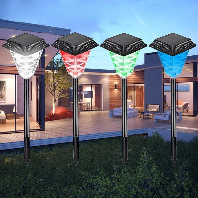 

Solar Flame Lamp LED Outdoor Villa Lawn Lamp to Plug Lighting Torch Lamp RGB Garden Garden Lamp