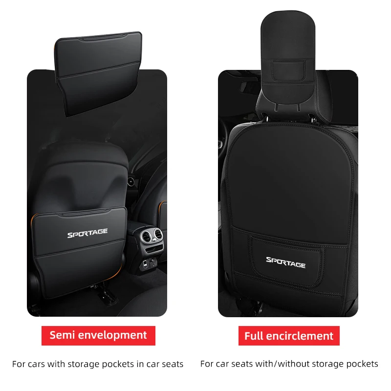 Фото Для Kia Sportage 3 4 QL 2005-2023 Автомобильное сиденье, противоударная накладка на переднее сиденье, задняя детская противоударная накладка, защитная накладка на сиденье №2