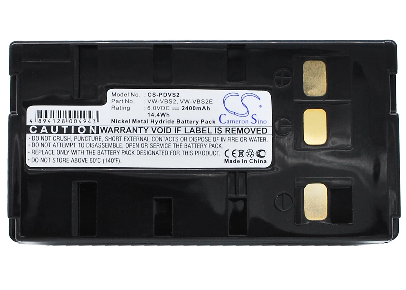 

Cameron Sino 2400mA Battery for Panasonic PV-IQ403,PV-IQ404,PV-IQ404A,PV-IQ405,PV-IQ503,PV-IQ504,PV-IQ505,PV-IQ525