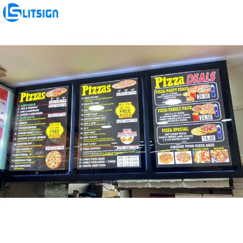 Акриловый постер для бара магазина напитков фоторамка рекламная подсветка