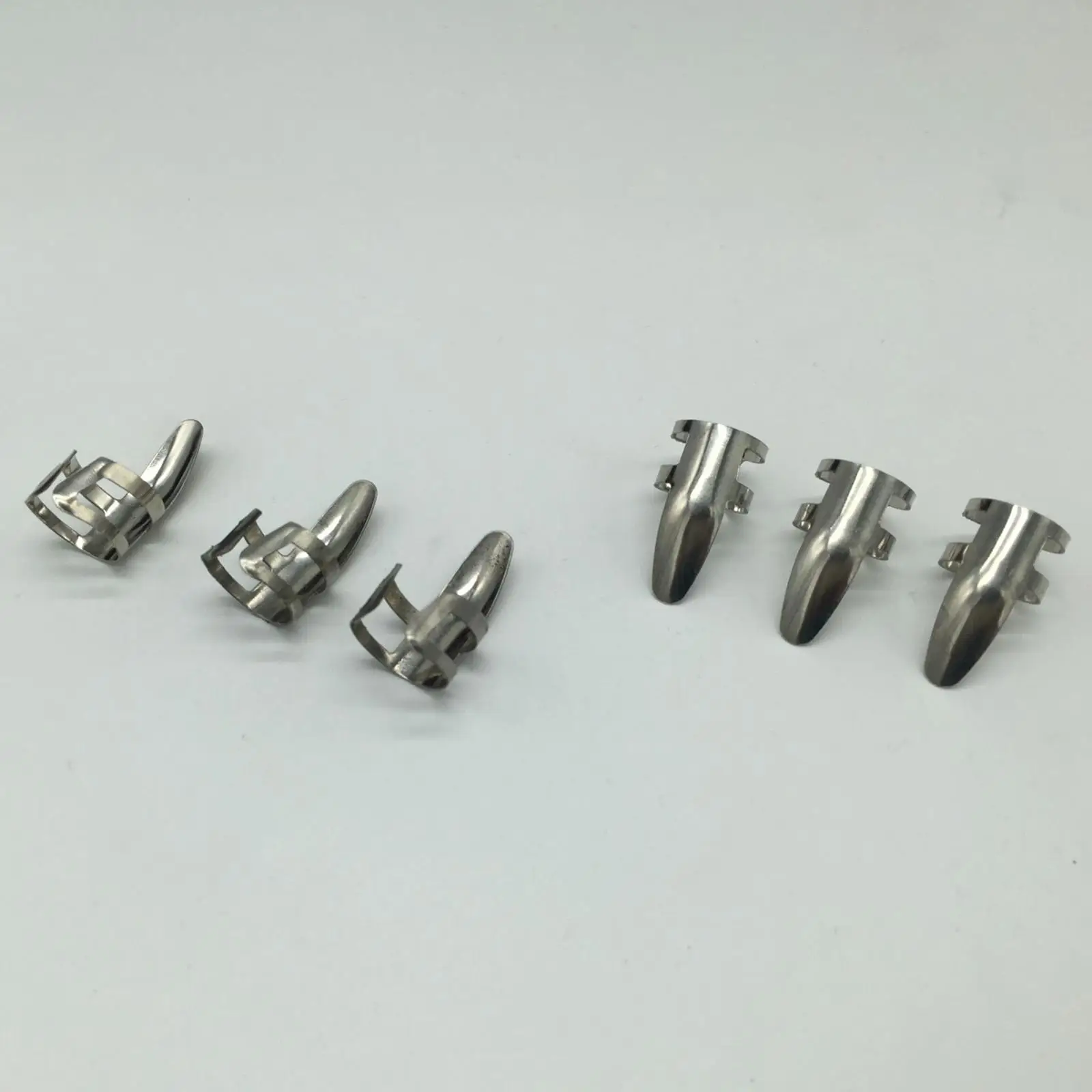 

6 Pieces Adjustable Guitar Picks Stainless Steel Fingertip Protectors for Guitar Beginners Parts Set Durable for Electric Guitar