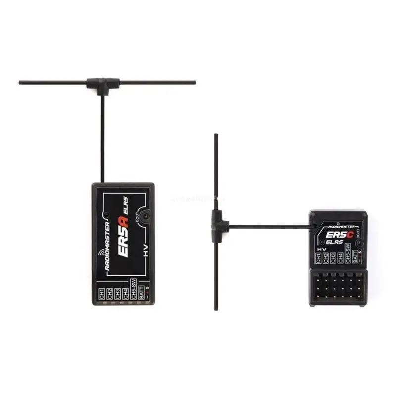 

ER5A ER5C 2.4GHz 5CH Receiver ExpressLRS ELRS PWM Vertical Pin RC Plane Receiver Dropship