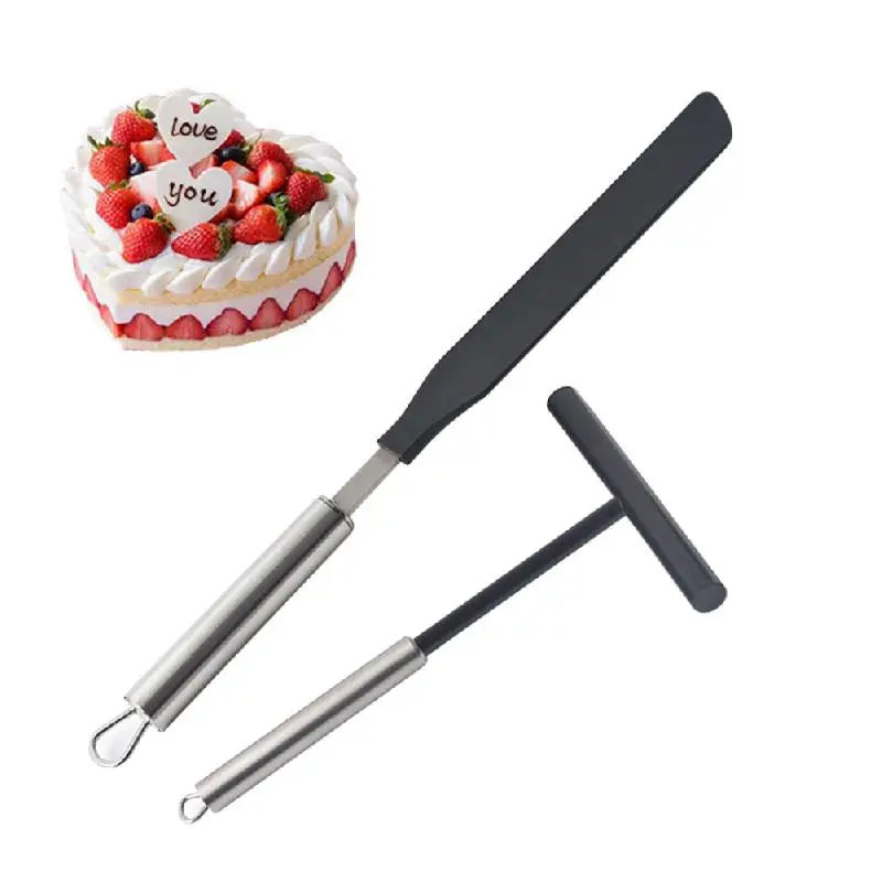 

304 Stainless Steel French Crepe Spreader Pancake Like Batter Spreading Tools Pancake Like Batter for Bakery Kitchen + Spatula