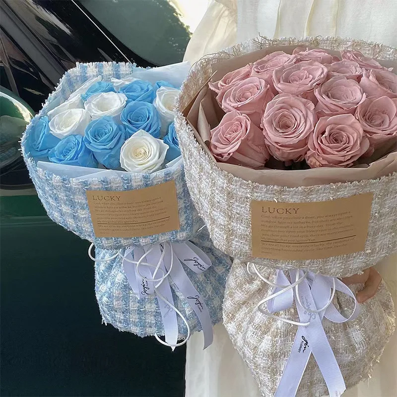 

DIY Flower Wrapping Fabrics Gift Packaging Material Bouquet Florist Supplies Kraft Paper Wedding Decoration 50cm*150cm fabrics