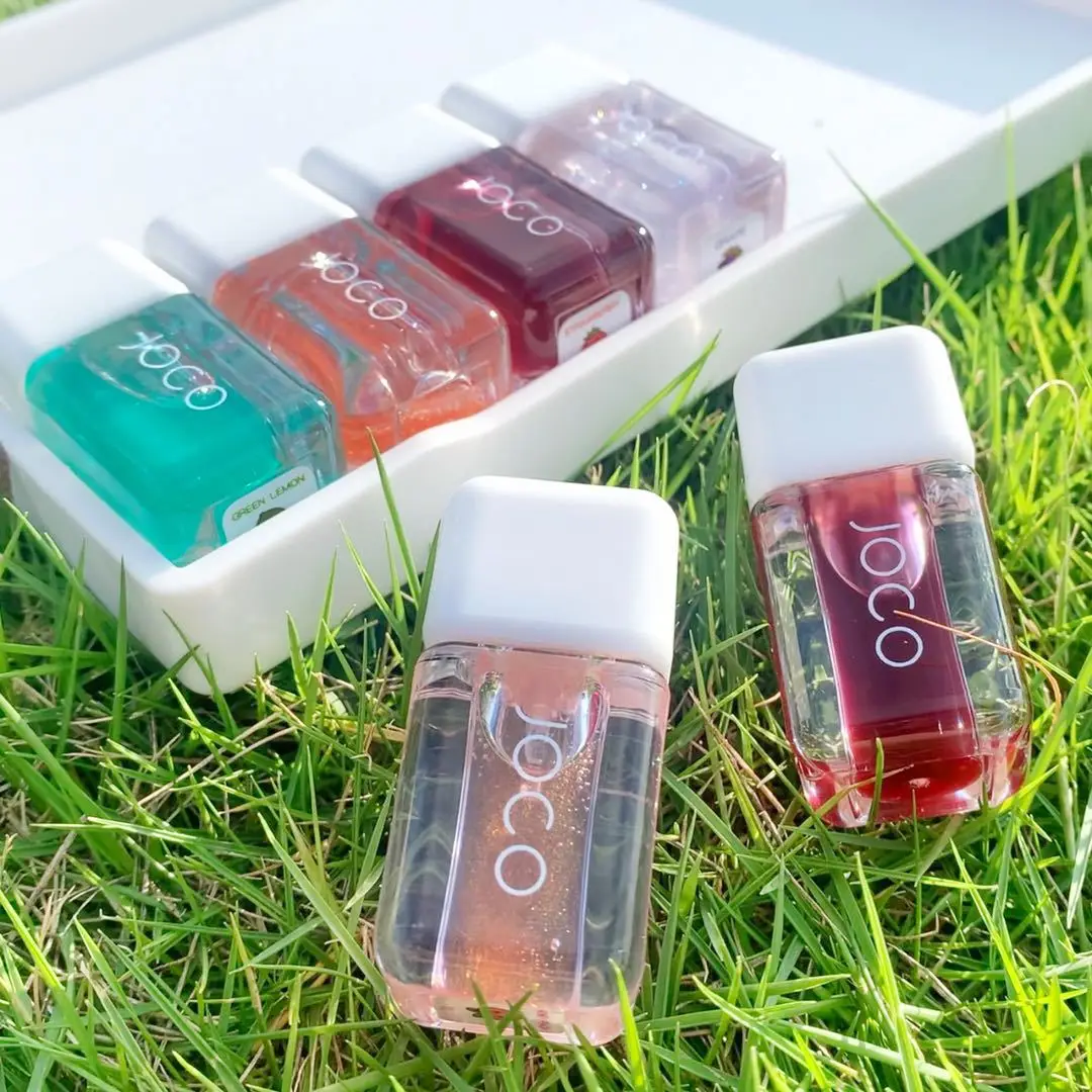 Crystal Jelly Moisturizing Lip Oil Hydrating Plumping Lip Coat Makeup Tinted Lip Plumper Glow Serum Non-sticky Lip Care Balm