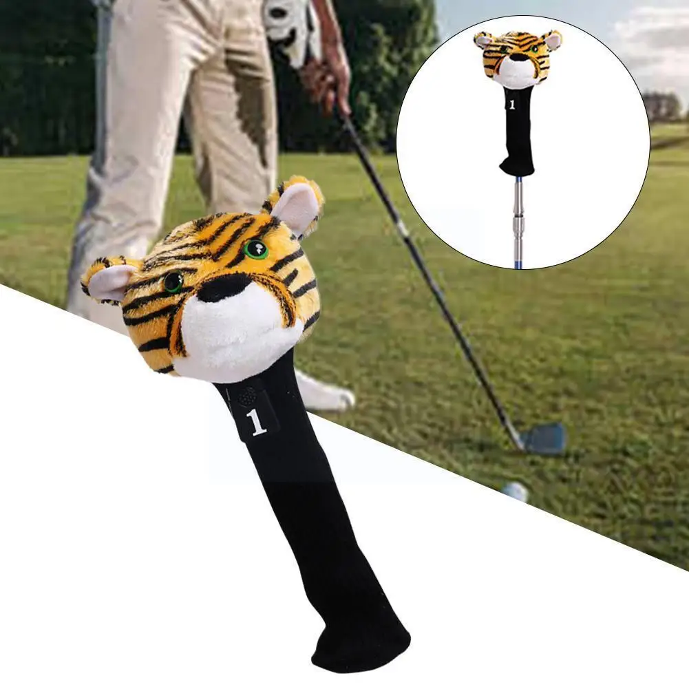 

Cute Animal Golf Club Protective Cover For Driver Mascot Novelty Gift C7r6