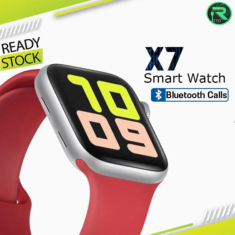 

X7 Bluetooth Call Smart Watch Full Touch Screen Sports Fitness Tracker Heart Rate Blood Pressure