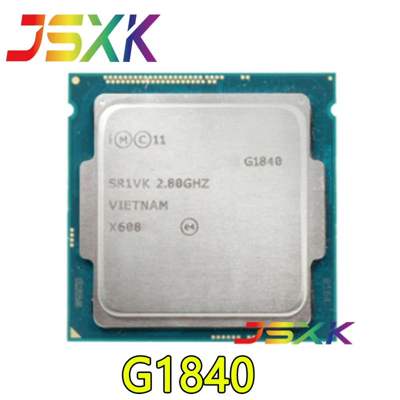 Bandeja usada для процессора sr1vk lga 2,8 центральный процессор для duplo-нульчатого отверстия для intel celeron g1840 11