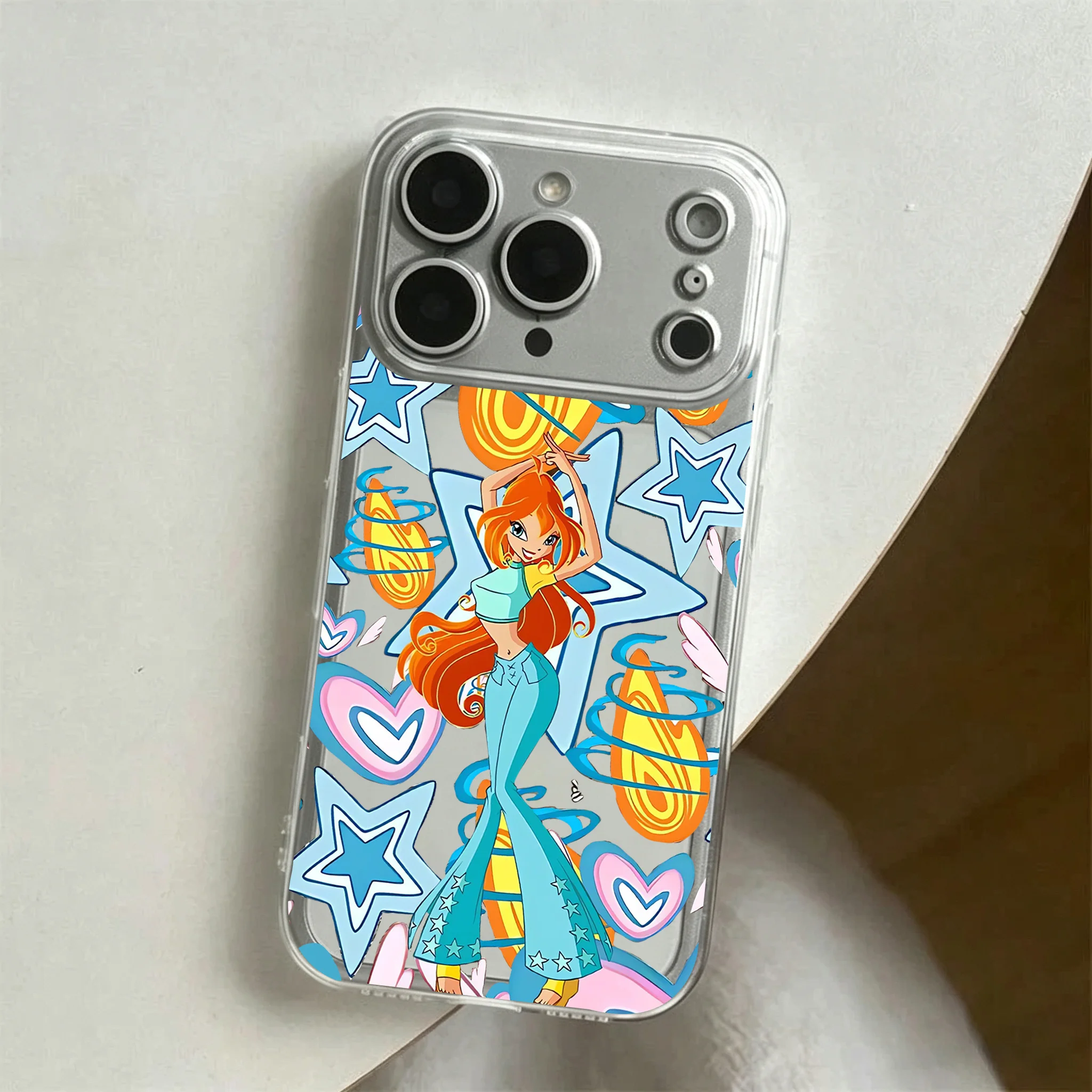 Фото Чехол для телефона Samsung Galaxy S26 S25 S24 S23 S22 S21 S20 FE Note20 Note10 Edge Plus Ultra Lite 5G с милым мультяшным дизайном Winxs №3
