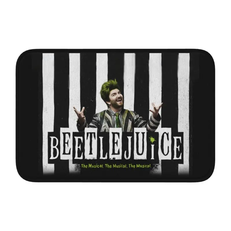 Пользовательский напольный коврик от Beetlejuice нескользящий для входа ванной кухни