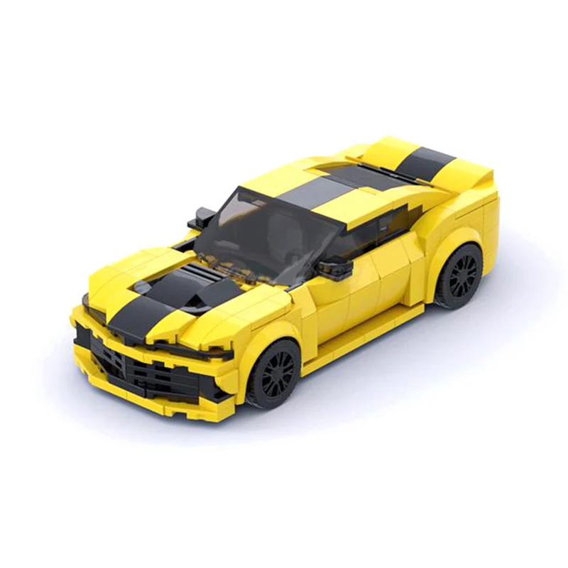 

Конструктор желтая Гоночная машина MOC 87865, конструктор, Сборная модель автомобиля, игрушки «сделай сам», подарки для детей, мальчиков и девоч...