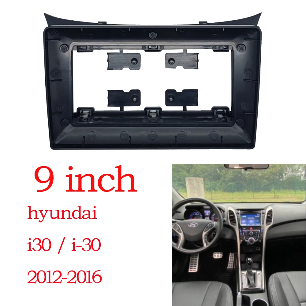 

BYNCG Car Radio Frame Fascias Cable Navigation Panel For Hyundai i30 2 2012-2016 Android Screen Dask Kit Fascia Frame