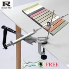 Точилка для ножей Ruixin Pro из алюминиевого сплава с поворотом на 360 градусов и постоянным углом, новые подшипники, кухонная шлифовальная машина, Алмазный точильный камень