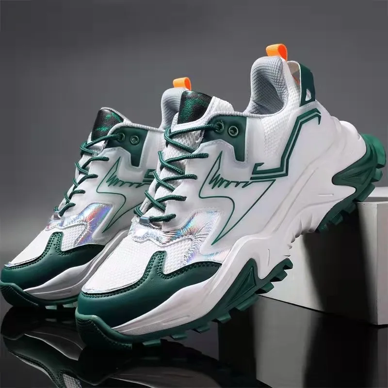 

Hot Sale Man Running Shoes Comfortable Breathable Men's Casual Sneaker Casual Antiskid Wear-resistant Jogging Men Sport Shoes