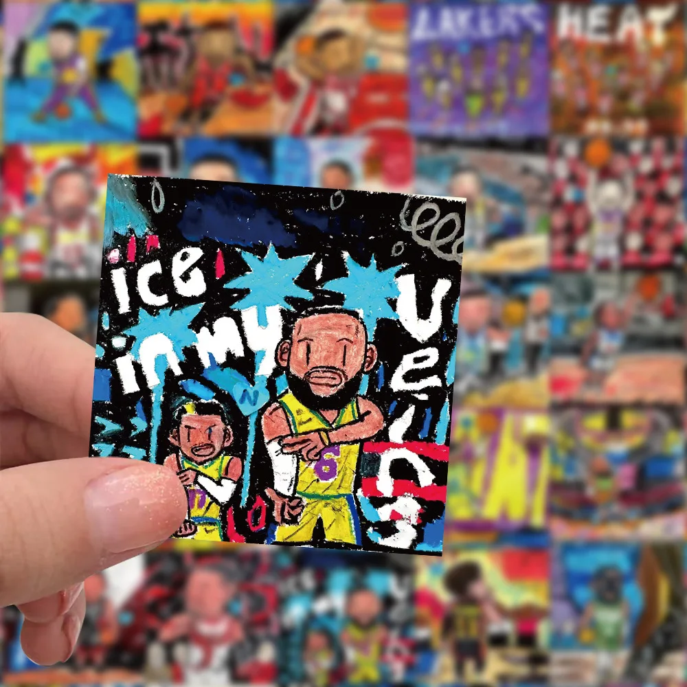 10/30/60 шт. водонепроницаемые наклейки баскетбольная звезда