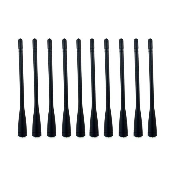10 Pz Uhf 400-470Mhz Antenna Sma Femmina Per Kenwood Tk-3207G Tk3207 Walkie Talkie Radio