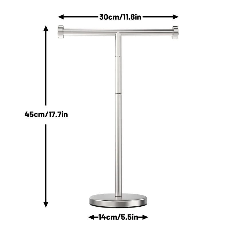 

Регулируемая вешалка для полотенец из нержавеющей стали Zhang Ji