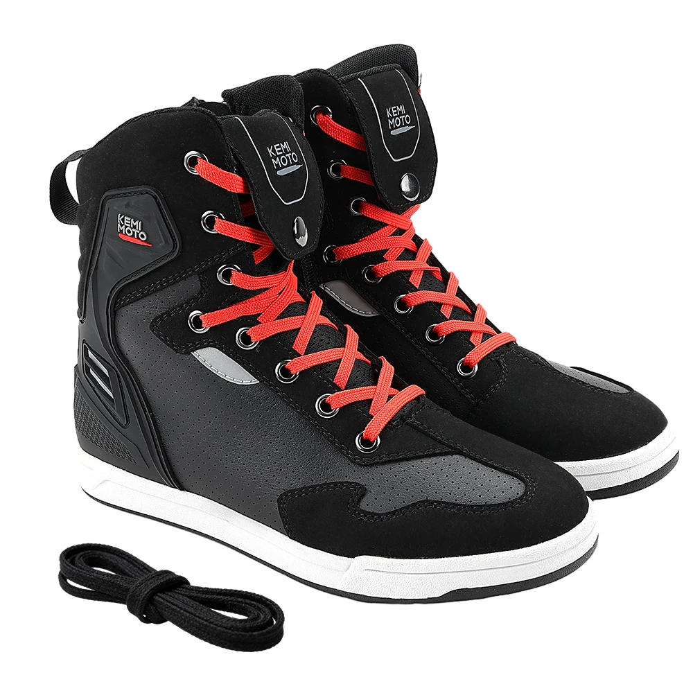 

Мужская мотоциклетная обувь KEMIMOTO, летние дышащие противоударные ботинки для езды на мотоцикле, нескользящая подошва для оборудования UTV и квадроциклов