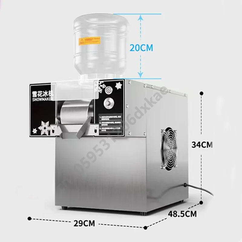 120 кг/24 ч мини-снего льдогенератор бритвенный станок Европа снежинка лед Bingsu