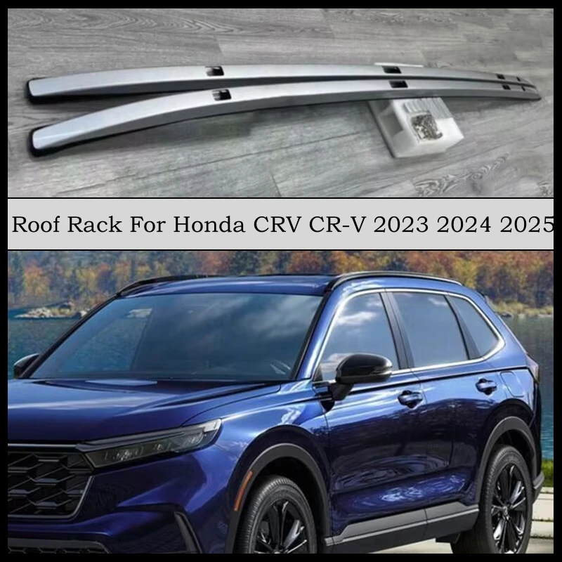 Фото Багажник на крышу для Honda CRV CR-V 2023 2024 2025, высококачественный багажник из алюминиевого сплава, верхние направляющие, багажники №1