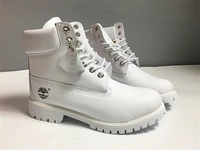 timberland women spring solid ankle boots classic high top full white color nubuck leather upper shoes 10061 size eur 35 39