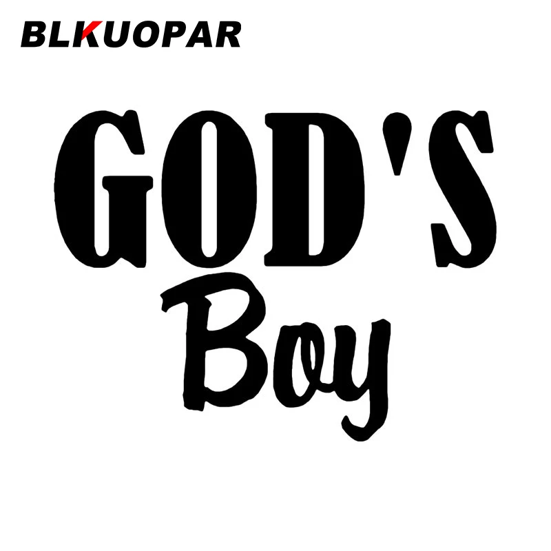 

BLKUOPAR God's Boy Religion забавные автомобильные наклейки Индивидуальные Аниме виниловые наклейки Защита от царапин для ноутбука
