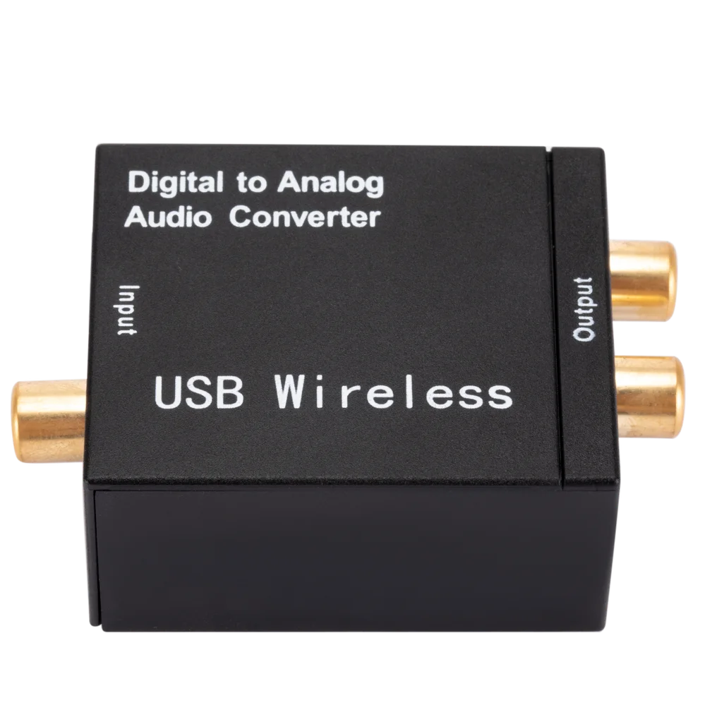 Digital to Analog Audio Converter Support Bluetooth Optical Fiber Toslink Coaxial Signal to RCA R/L Audio Decoder SPDIF DAC images - 6
